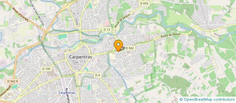 localisation de l'entreprise SCI LES CAPUCINS  CARPENTRAS