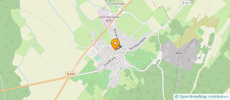 localisation de l'entreprise SCI LES CAPUCINS  GY