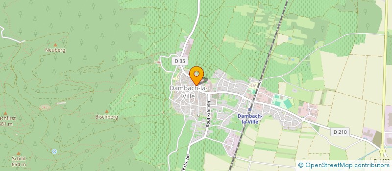 localisation de l'entreprise SCI LES CAPUCINS  DAMBACH-LA-VILLE