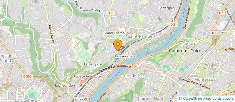 localisation de l'entreprise SCI LES CAPUCINS  LYON