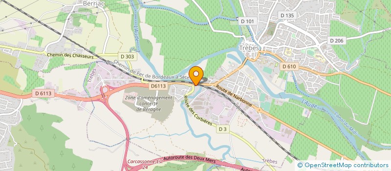 localisation de l'entreprise SCI LES CAPUCINS  TREBES