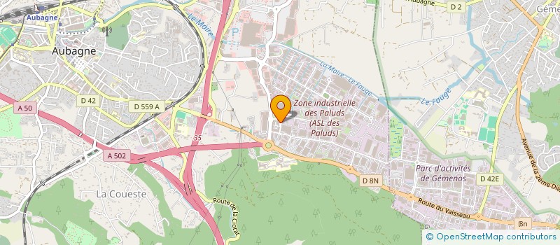 localisation de l'entreprise SCI LES CAPUCINS à AUBAGNE