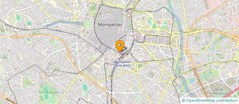 localisation de l'entreprise SCI LES CARAIBES à MONTPELLIER