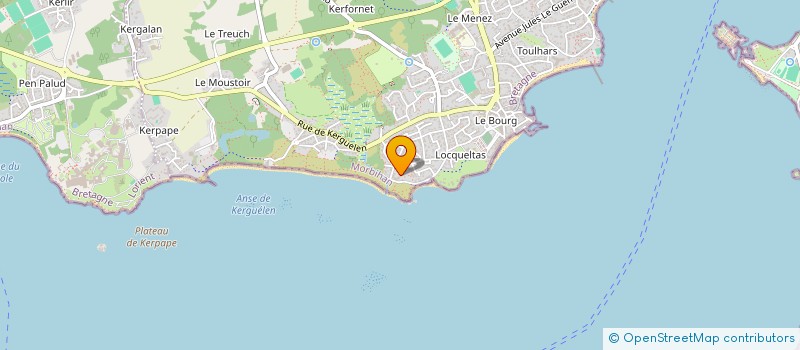 localisation de l'entreprise SCI LES CARAIBES  LARMOR-PLAGE