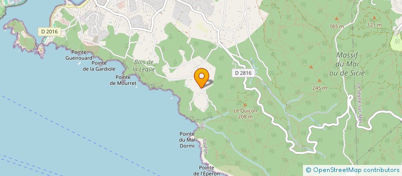 localisation de l'entreprise SCI LES CARAIBES à SIX-FOURS-LES-PLAGES