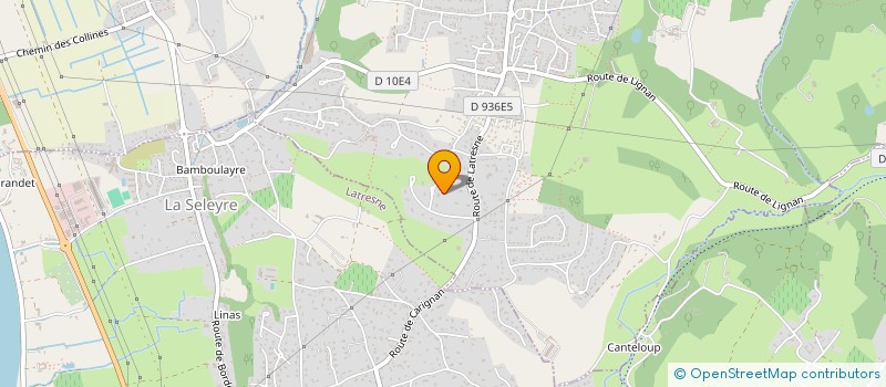 localisation de l'entreprise SCI LES CARIBOUS  CARIGNAN-DE-BORDEAUX