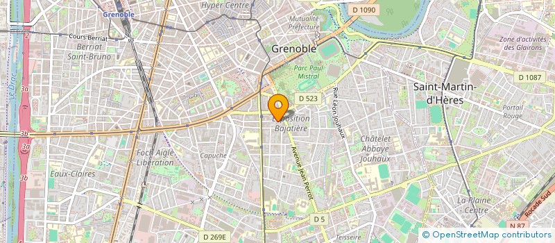 localisation de l'entreprise SCI LES CARLINES  GRENOBLE
