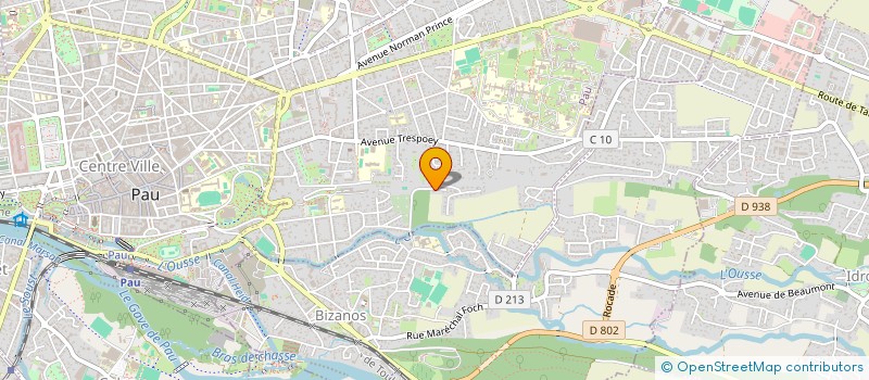 localisation de l'entreprise SCI LES CARLINES à PAU