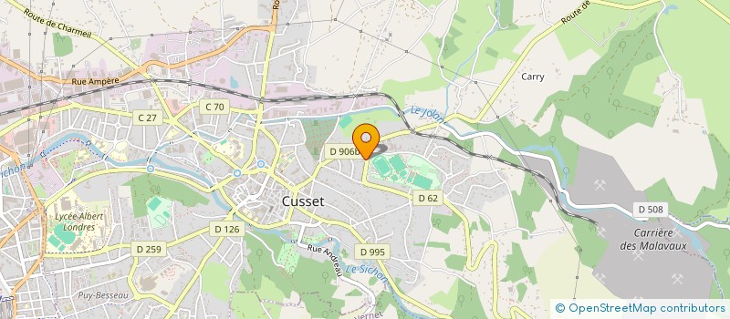 localisation de l'entreprise SCI LES CARMENS à CUSSET