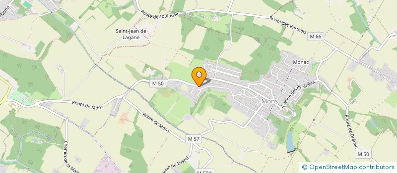localisation de l'entreprise SCI LES CARMES à MONS
