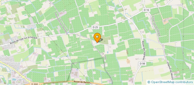 localisation de l'entreprise SCI LES CARMES  LE THOR