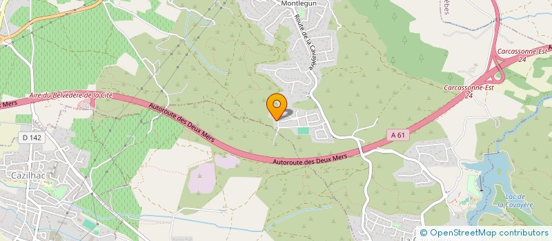 localisation de l'entreprise SCI LES CAROLIS à CARCASSONNE