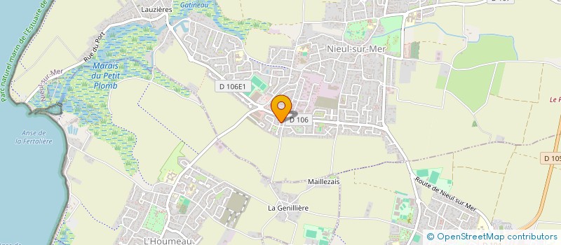 localisation de l'entreprise SCI LES CARPES  NIEUL-SUR-MER