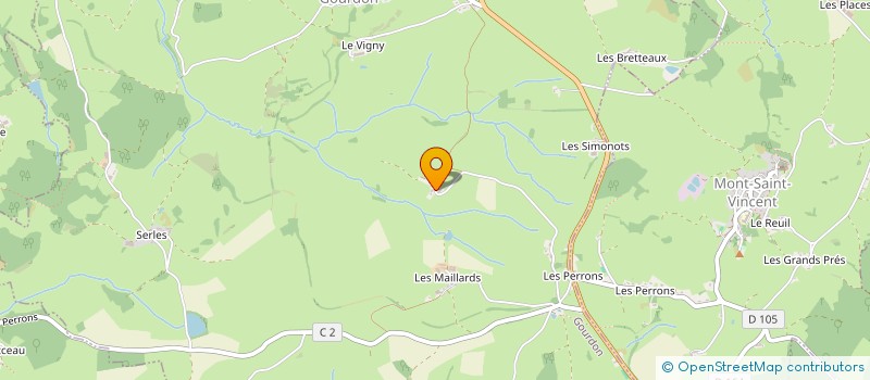 localisation de l'entreprise SCI LES CARPILLONS  GOURDON