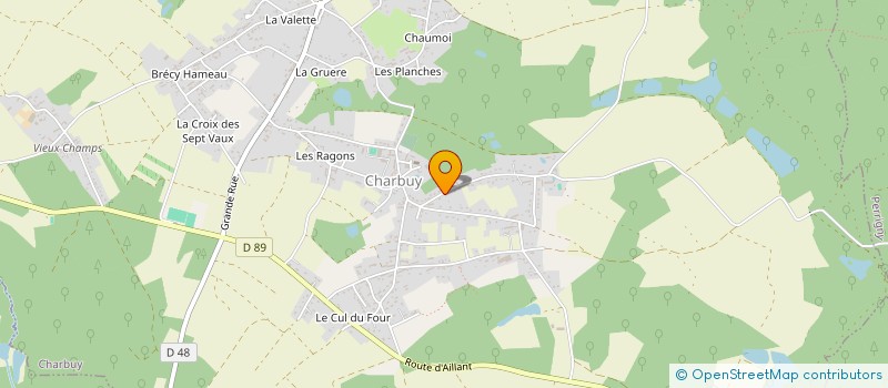 localisation de l'entreprise SCI LES CARRELETS  CHARBUY