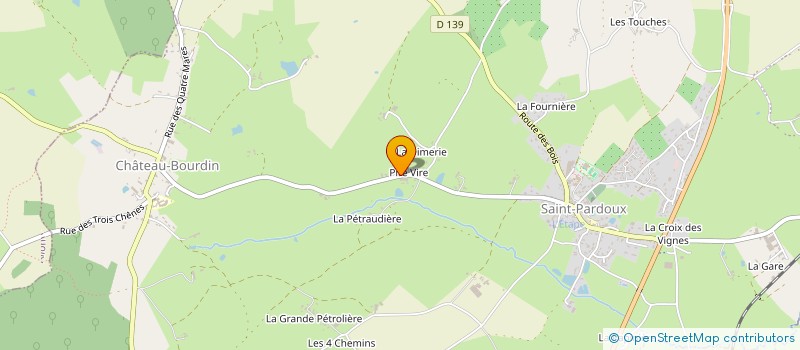 localisation de l'entreprise SCI LES CARRELETS PARDOUSIENS  SAINT-PARDOUX-SOUTIERS