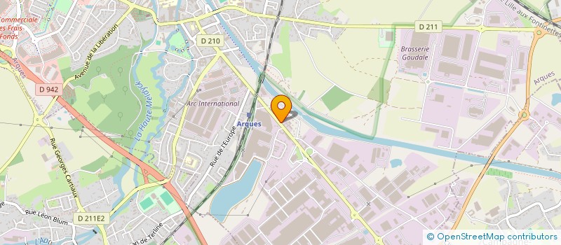 localisation de l'entreprise SCI LES CARRIERES  ARQUES