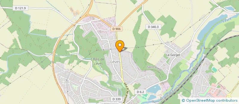localisation de l'entreprise SCI LES CARRIERES à LEVES
