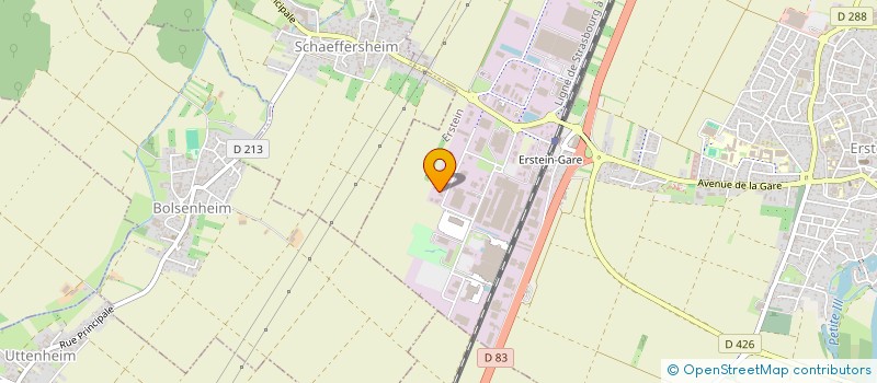 localisation de l'entreprise SCI LES CARRIERES  ERSTEIN