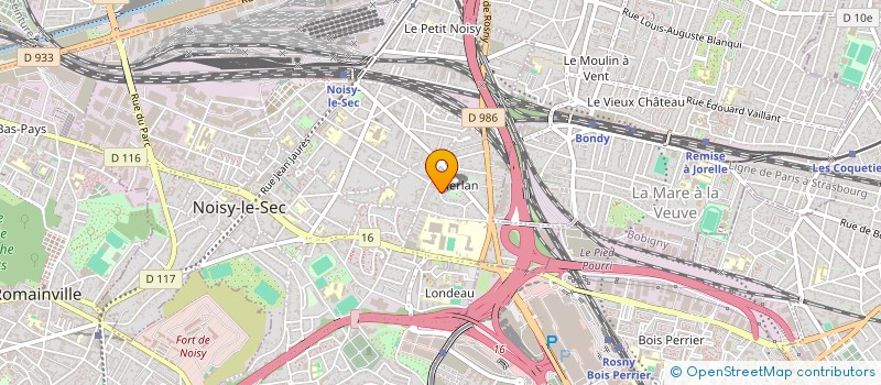 localisation de l'entreprise SCI LES CARROUGES à NOISY-LE-SEC