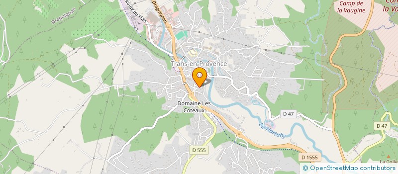 localisation de l'entreprise SCI LES CASCADES à TRANS-EN-PROVENCE