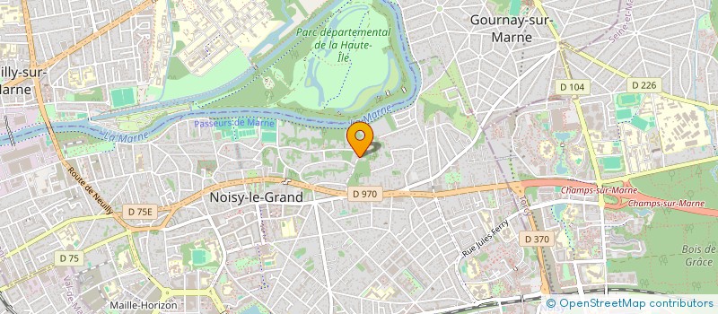 localisation de l'entreprise SCI LES CASCADES à NOISY-LE-GRAND