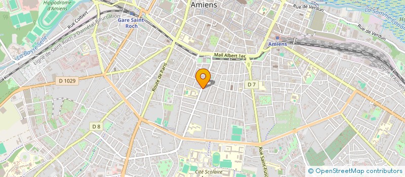 localisation de l'entreprise SCI LES CASCADES à AMIENS