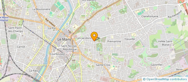 localisation de l'entreprise SCI LES CASCADES D'EMMA  LE MANS