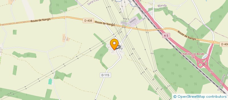 localisation de l'entreprise SCI LES CASERNES  SIVRY-COURTRY