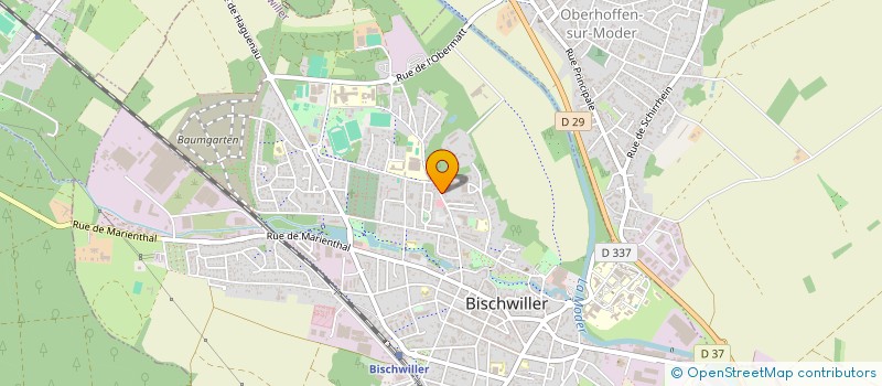 localisation de l'entreprise SCI LES CASERNES  BISCHWILLER