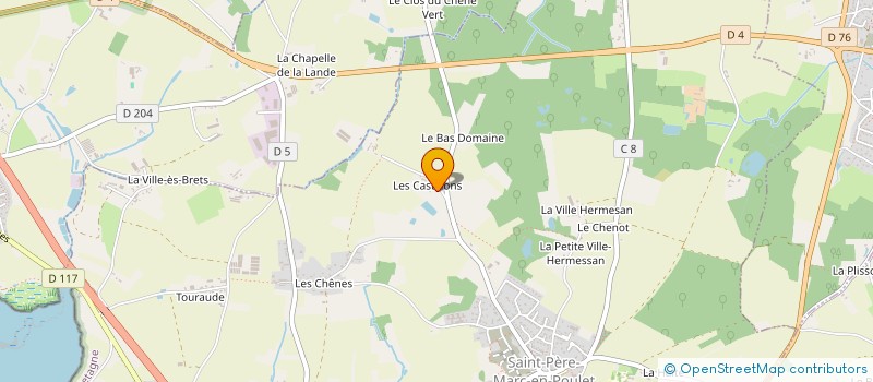 localisation de l'entreprise SCI LES CASTILLONS  SAINT-PERE-MARC-EN-POULET