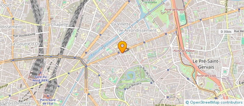 localisation de l'entreprise SCI LES CASTINS à PARIS