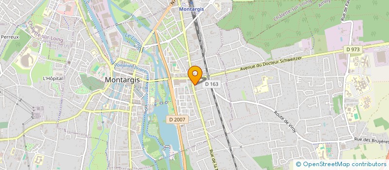 localisation de l'entreprise SCI LES CASTORS à MONTARGIS