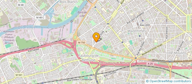 localisation de l'entreprise SCI LES CASTORS à LILLE