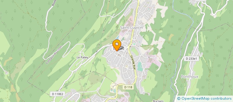 localisation de l'entreprise SCI LES CASTORS  COTEAUX DU LIZON