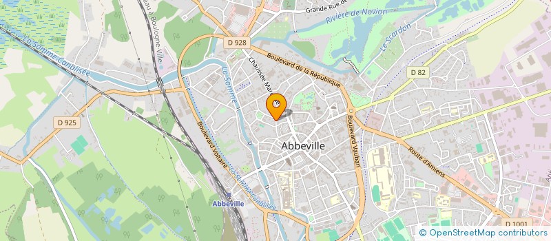 localisation de l'entreprise SCI LES CASTORS à ABBEVILLE