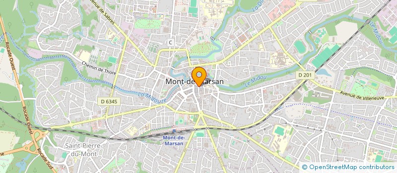 localisation de l'entreprise SCI LES CASTORS à MONT-DE-MARSAN
