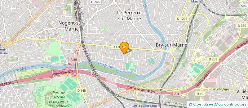 localisation de l'entreprise SCI LES CASTORS  LE PERREUX-SUR-MARNE