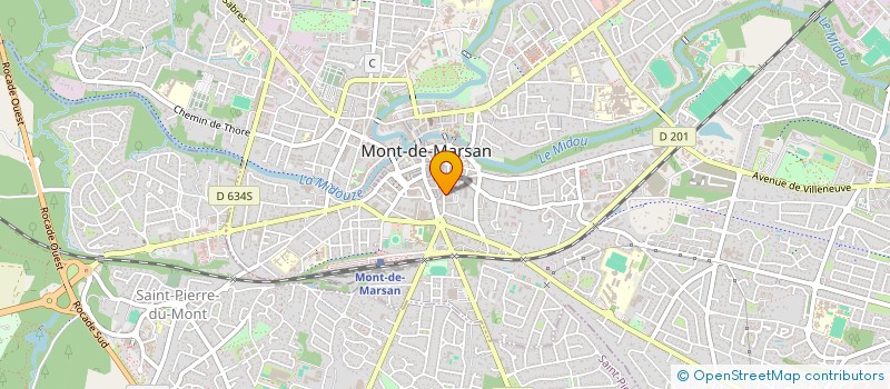 localisation de l'entreprise SCI LES CASTORS LANDAIS ISOLES à MONT-DE-MARSAN