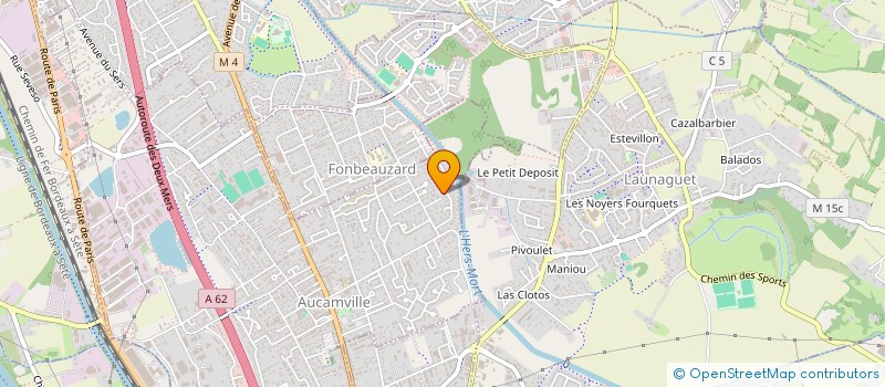 localisation de l'entreprise SCI LES CATALPAS à AUCAMVILLE