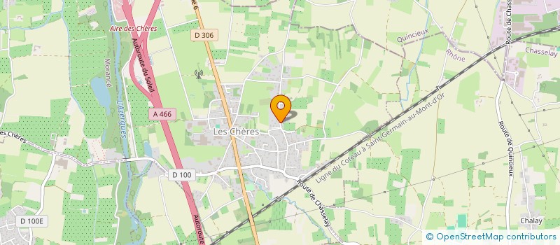 localisation de l'entreprise SCI LES CATALPAS  LES CHERES