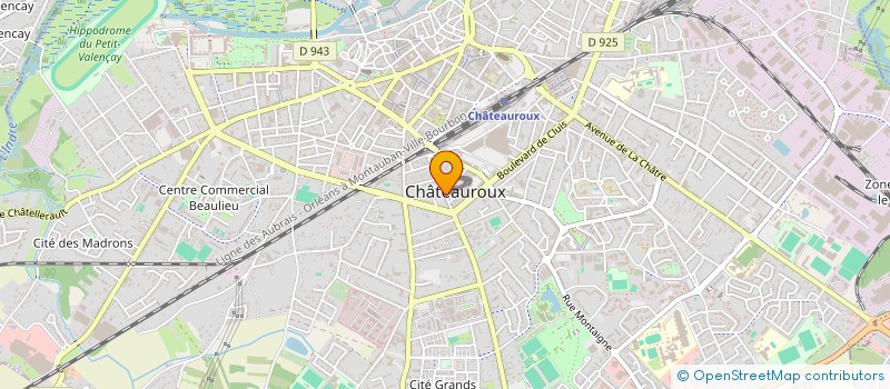 localisation de l'entreprise SCI LES CATALPAS à CHATEAUROUX