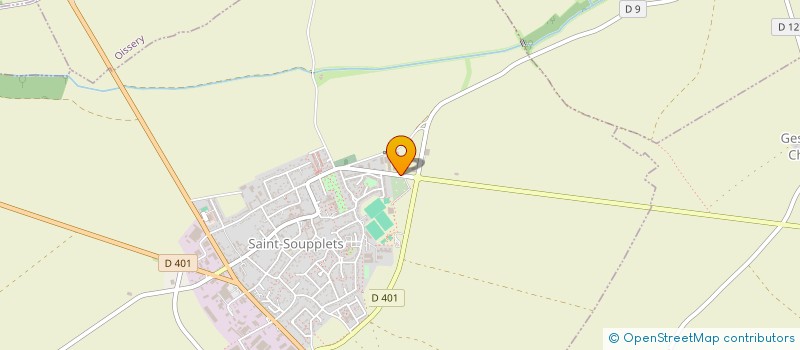 localisation de l'entreprise SCI LES CATALPAS  SAINT-SOUPPLETS