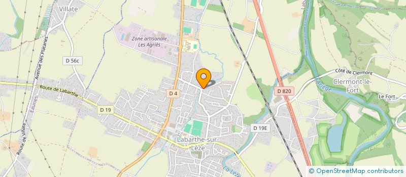localisation de l'entreprise SCI LES CATTLEYAS à LABARTHE-SUR-LEZE