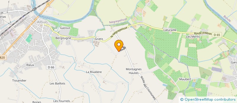 localisation de l'entreprise SCI LES CAUSSACS  ALBIAS