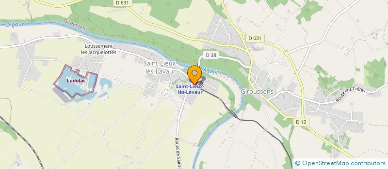 localisation de l'entreprise SCI LES CAUSSANELS  SAINT-LIEUX-LES-LAVAUR