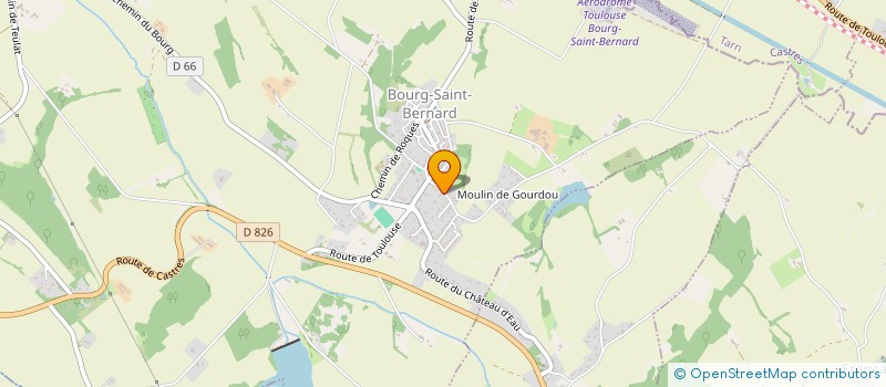 localisation de l'entreprise SCI LES CAUSSE  BOURG-SAINT-BERNARD