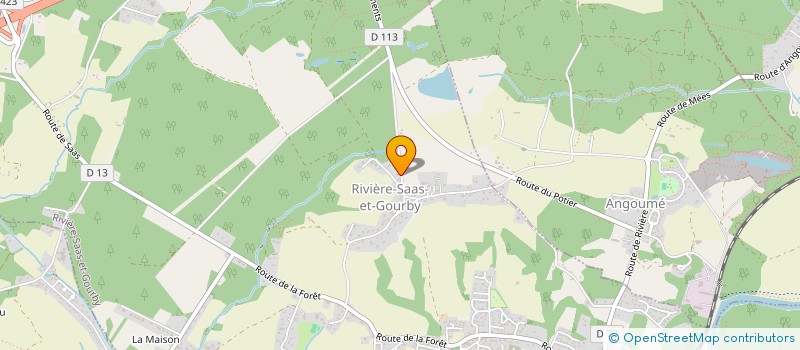 localisation de l'entreprise SCI LES CAVALIERS  RIVIERE-SAAS-ET-GOURBY