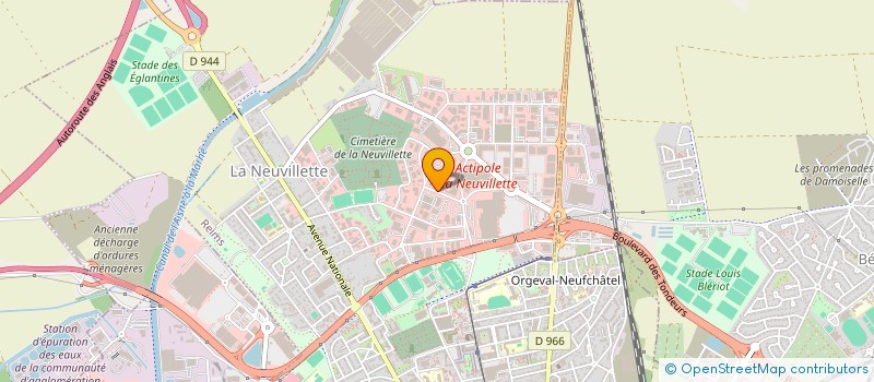 localisation de l'entreprise SCI LES CAVALIERS COURCY  REIMS