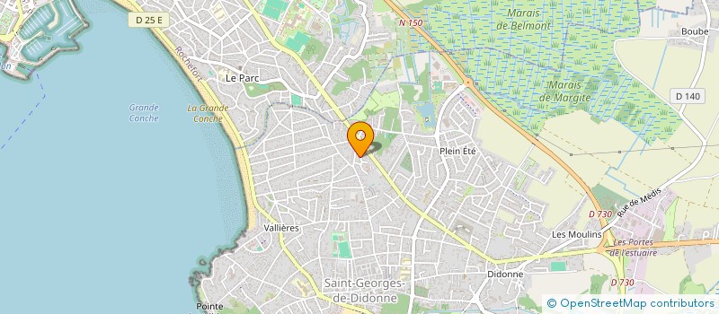 localisation de l'entreprise SCI LES CAVATINES  SAINT-GEORGES-DE-DIDONNE